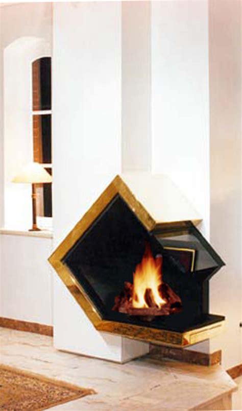 Contemporary Fireplace Cheminée Contemporaine Bloch Design