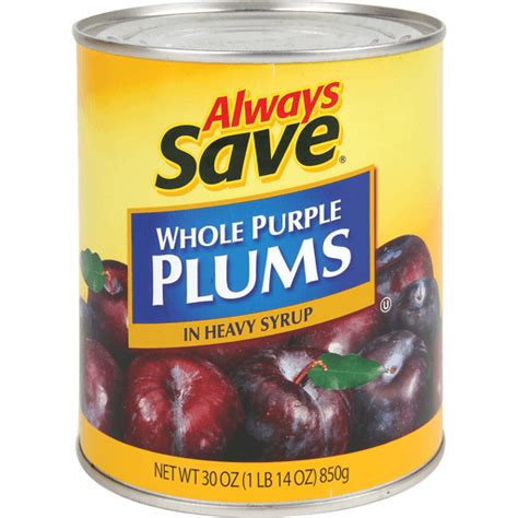 Always Save Whole Purple Plums Canned And Packaged Fruit Superlo Foods