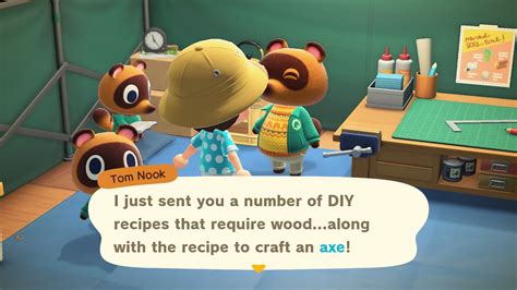 Animal Crossing New Horizons Tools How To Get A Shovel Axe Pole