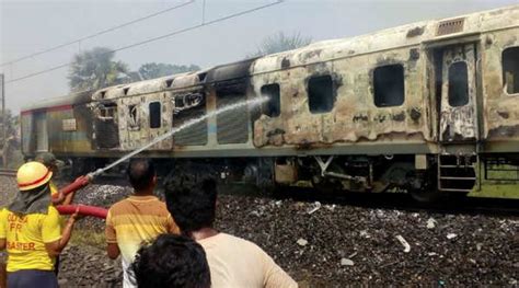 Rajdhani Express Fire Bhubaneswar Rajdhani Express Catches Fire In