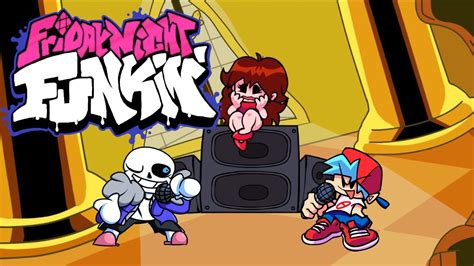 Sans Over Skid And Pump Friday Night Funkin Mod Youtube