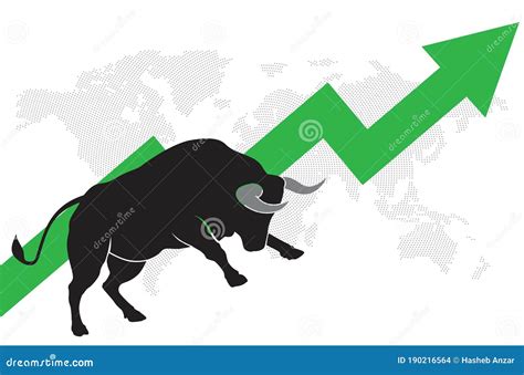 Stock Market Sensex And Nifty Bull Market High Stock Price Vector