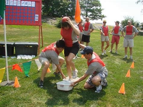 Outrageous Team Building Is The Best Way To Build Strong Bonds Teambonding Family Camping