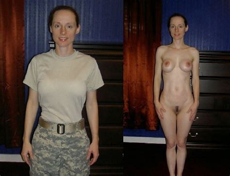 Military Dressed Undressed Shesfreaky