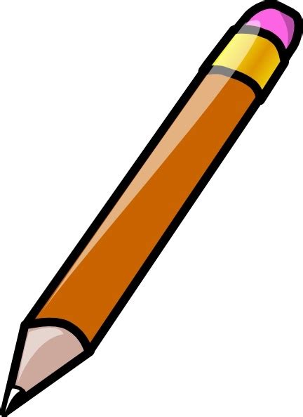 Pencil Clip Art Free Vector In Open Office Drawing Svg Svg Vector