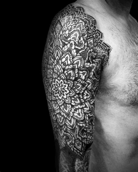 50 Geometric Tattoo Sleeve Designs For Men Complex Ink Ideas