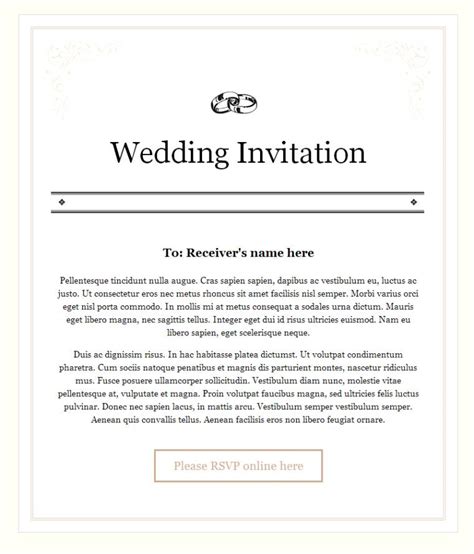 We invite you to join with us for the family reunion of the family names 2. Wedding Invitation Letter ~ Wedding Invitation Collection