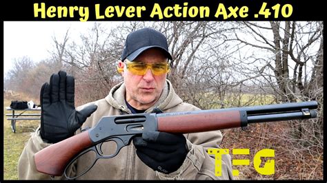 Henry Lever Action Axe 410 Range Review Thefirearmguy Youtube