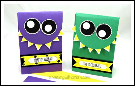 Stampingwithamore Monster Treat Bag