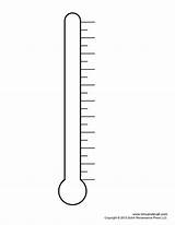 Thermometer Goal Template Fundraising Printable Clipart Blank Templates Goals Tracker Barometer Charts Fundraiser Timvandevall Reaching Chart Printables Events Money Coloring sketch template