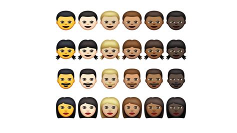 Here Are Apples Diverse And Racist Or Jaundiced Emoji Gizmodo