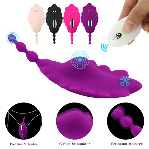 Sex Wearable Panty Vibrator Invisible Vibratings Remote Control Vagina Clitoral Stimulation Anal