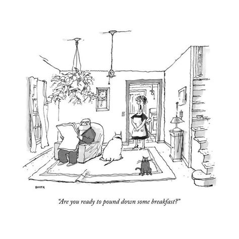 New Yorker Cartoon Premium Giclee Print By George Booth At