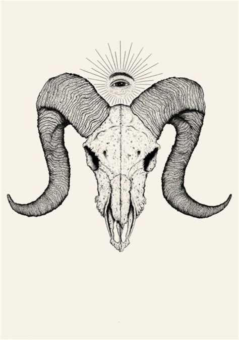 Tumblr Goat Skull Ram Skull Ram Tattoo