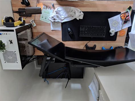 I've always wondered what it would look like with a dark stain. Ikea Gerton computer desk? : buildapc