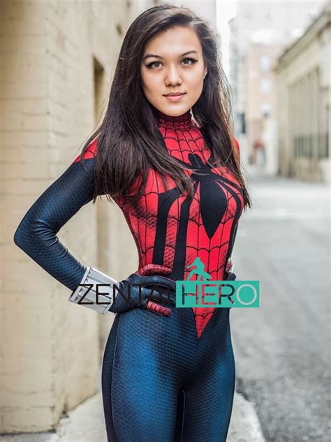 Free Shipping New Halloween May Mayday Parker Spider Woman Cosplay
