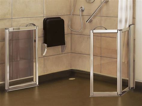In new construction, accessible showers can be planned and constructed with relative ease. WheelChair Accessible Caregiver Doors - Modern - Bathroom ...