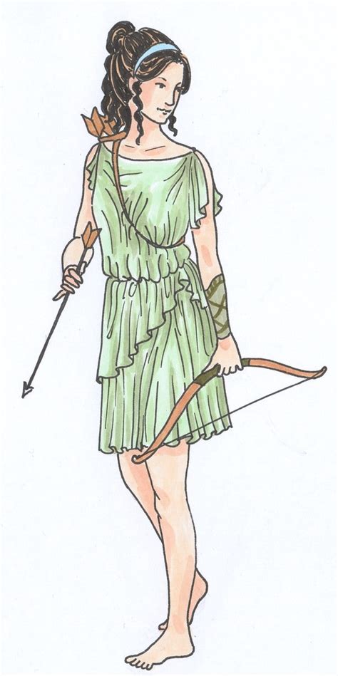 Artemis Immortal Goddess Of The Hunt In 2020 Artemis Goddess Artemis Costume Greek Mythology