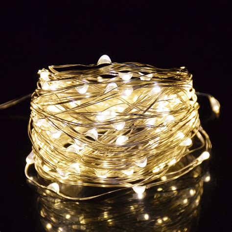Led Copper Wire String Light 16ft32ft Christmas Fairy Lights String