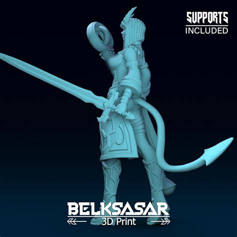 Girl Tiefling Wizard Normal And Nude 3d Model 3d Printable Cgtrader