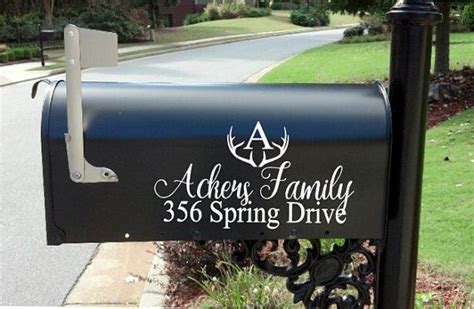 Check out our wedding mailbox selection for the very best in unique or custom, handmade pieces from our почтовые ящики shops. Mail box decal Personalized Monogram Custom Wedding ...