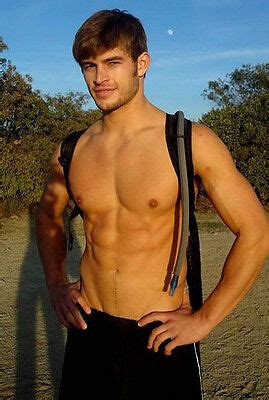 Shirtless Male Hiker Treasure Trail Pecs Nipples Abs Cute PHOTO X Pinup P EBay