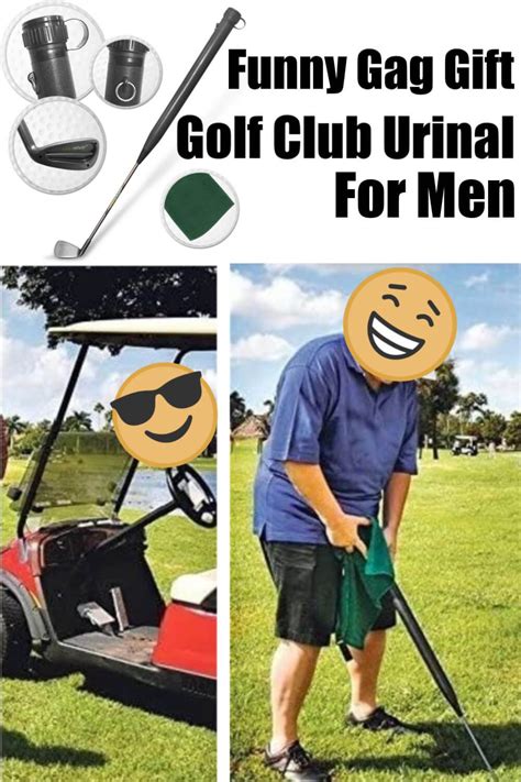Having trouble thinking of a gift for your golfing mate or partner? Golf Club Urinal | Funny Gag Gift For Men Who Like Playing ...