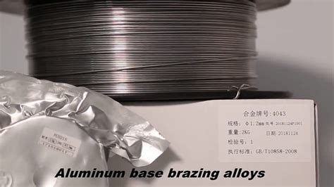 Er4047 Aluminum Brazing Welding Wire Rod 20mm Buy Aluminum Brazing