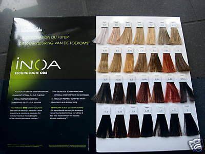 idées de Inoa en coloration nuancier couleur cheveux inoa
