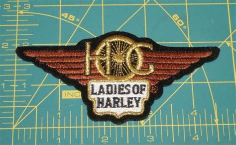 Hog Ladies Of Harley Harley Davidson Hd Classic Winged Style Patch