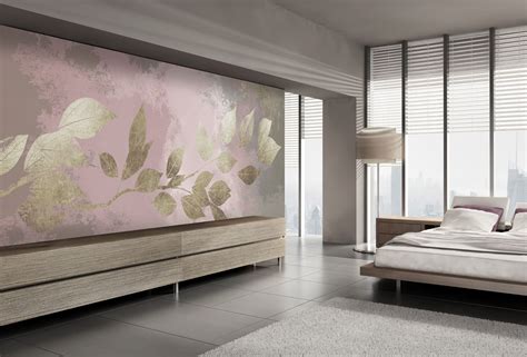 Gold Leaf Mural By Level Digital Wallcoverings Wall Coverings Home