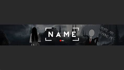 Free Youtube Horror Banner Template 7 Youtube