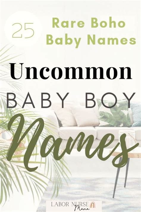 Unique Boho Baby Boy Names For The Bohemian Mama Artofit