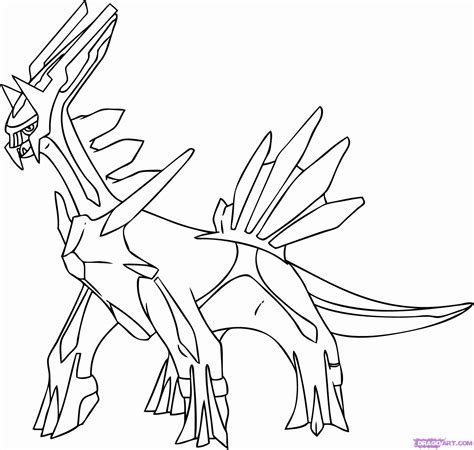 The color is a characteristic that can be easily recognized by sight; Dialga Coloring Page - Coloring Home