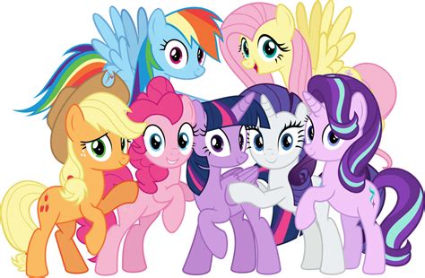 Mlp Vector The Mane Seven By Jhayarr23 On Deviantart