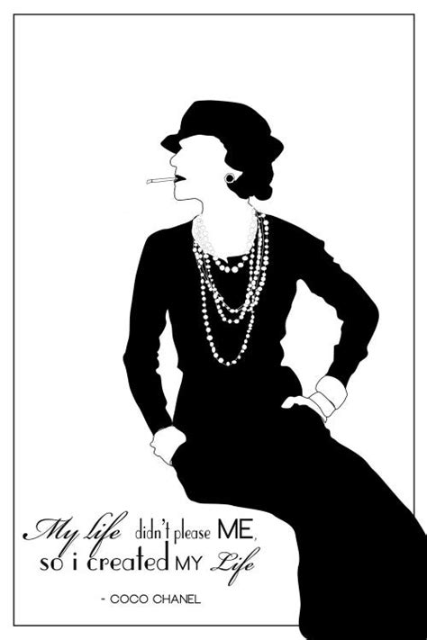 Coco Chanel In White Canvas Wall Art By Gnodpop Icanvas
