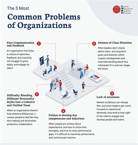 The 5 Most Common Organizational Problems Cmoe