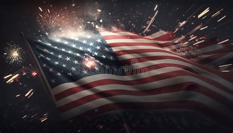 Usa 4th Of July Independence Day Background American Flag Celebration