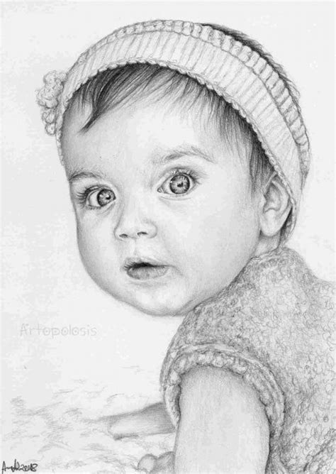 Cute Baby Pencil Sketch Pencil Art Drawing Cute Baby Drawings