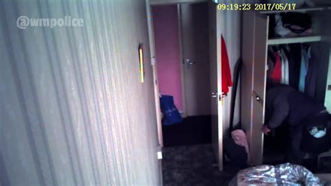 Thieving Window Cleaner Caught On Camera Rifling Through Pensioner S Bedroom Birmingham Live