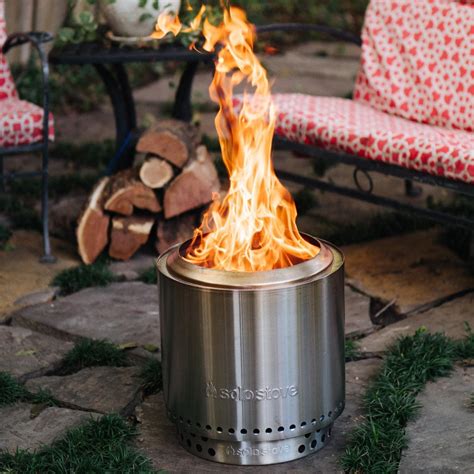 Ranger Inch Smokeless Round Stainless Steel Wood Burning Fire