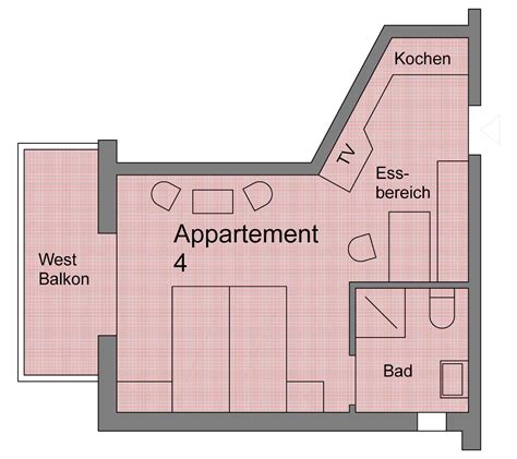 Wlan wird ihnen kostenfrei zur verfügung gestellt. Appartement "4" - Ferienwohnungen im Haus Erika im ...