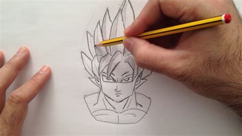 Como Dibujar A Goku Super Saiyan Imagesee