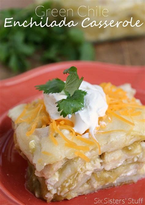 And now it's a favorite for my kids too! Easy Green Chile Layered Enchilada Casserole Recipe ...