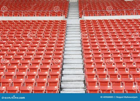 Seats At Stadium Stock Photo Image 40968885