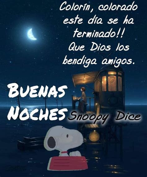 Buenas Noches Snoopy Dice Dulces Sue Os Im Genes De Buenas Noches