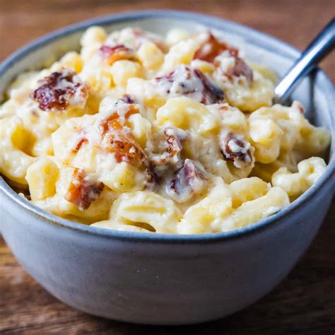 Creamy Bacon Mac And Cheese Dishes With Dad