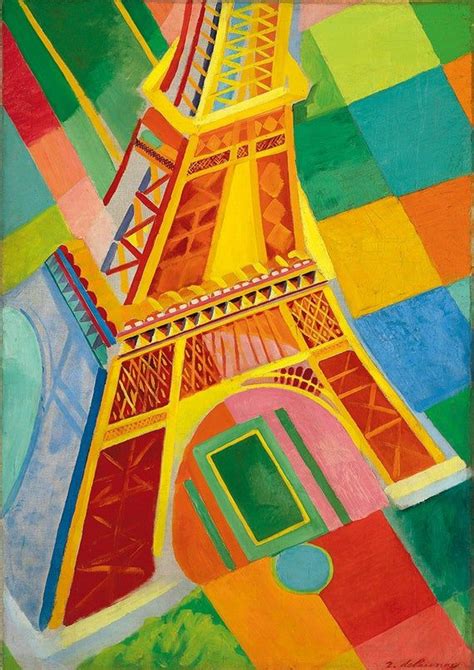 Robert Delaunay Eiffel Tower Fine Art Printposter 003214