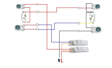 8ft Fluorescent Light Wiring Diagram