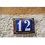 House Number 12 Royalty Free Stock Images  AD
